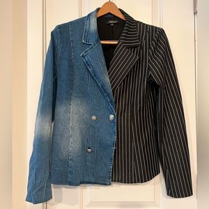 Blazer half and half